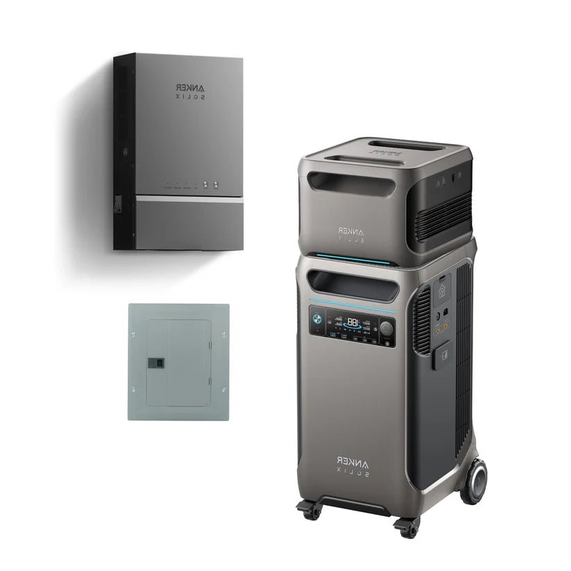 Anker SOLIX F3800 + Expansion Battery + Home Power Panel + Subpanel