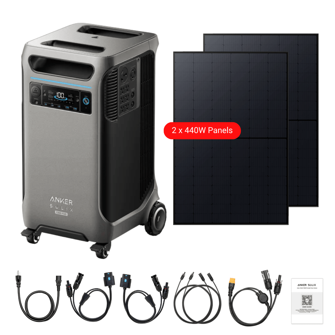 Anker SOLIX F3800 Plus Portable Power Station + 440W Rigid Solar