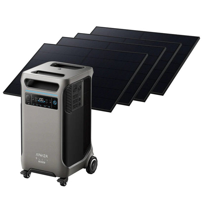 Anker SOLIX F3800 Plus Portable Power Station + 440W Rigid Solar Panels - Off Grid Stores