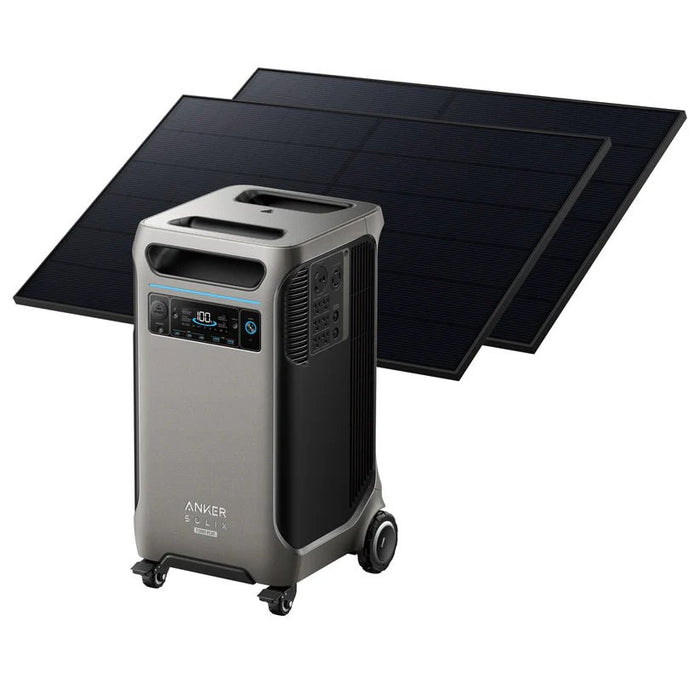 Anker SOLIX F3800 Plus Portable Power Station + 440W Rigid Solar Panels - Off Grid Stores