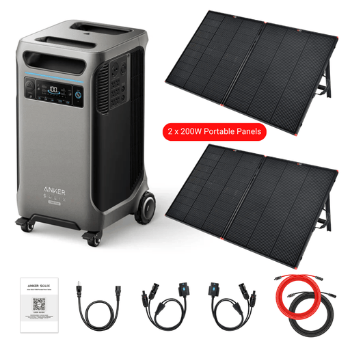 Anker SOLIX F3800 Plus Portable Power Station + Choose Custom Bundle Option - Off Grid Stores