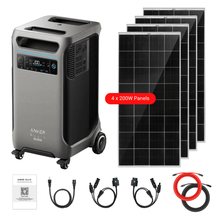 Anker SOLIX F3800 Plus Portable Power Station + Choose Custom Bundle Option - Off Grid Stores