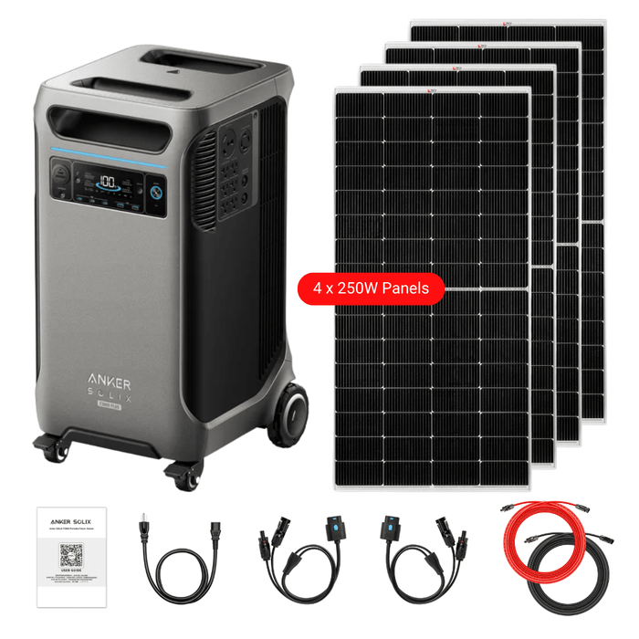 Anker SOLIX F3800 Plus Portable Power Station + Choose Custom Bundle Option - Off Grid Stores