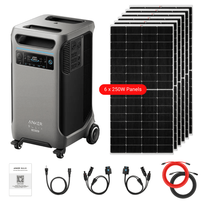 Anker SOLIX F3800 Plus Portable Power Station + Choose Custom Bundle Option - Off Grid Stores