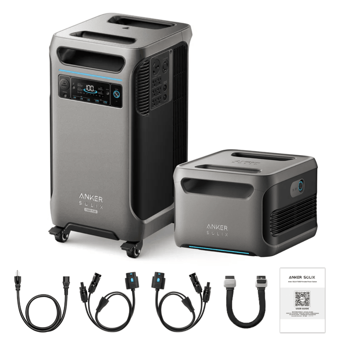 Anker SOLIX F3800 Plus Portable Power Station + Expansion Battery - Off Grid Stores