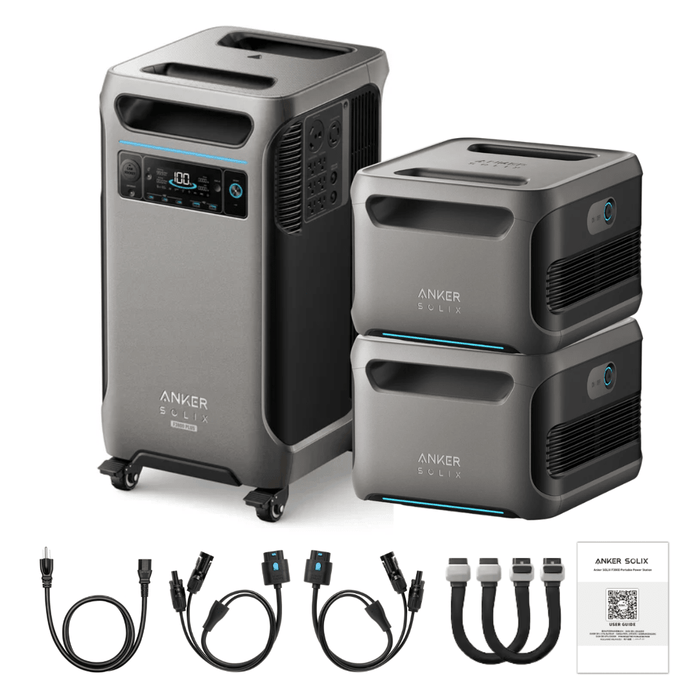 Anker SOLIX F3800 Plus Portable Power Station + Expansion Battery - Off Grid Stores