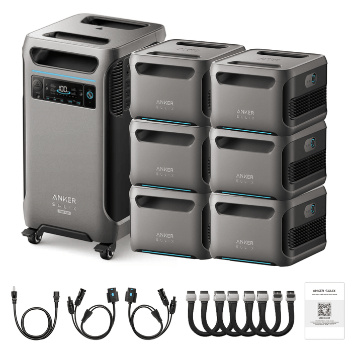 Anker SOLIX F3800 Plus Portable Power Station + Expansion Battery - Off Grid Stores