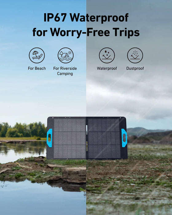 Anker SOLIX PS100 100W Portable Solar Panel - Off Grid Stores