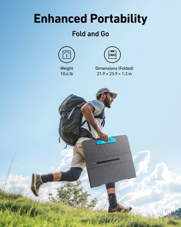 Anker SOLIX PS100 100W Portable Solar Panel - Off Grid Stores