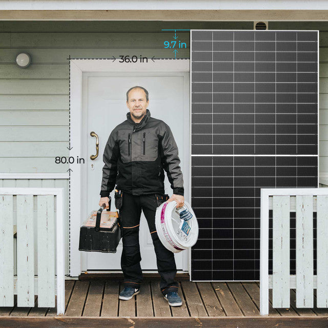 Renogy Bifacial 590 Watt N-Type Monocrystalline Solar Panel