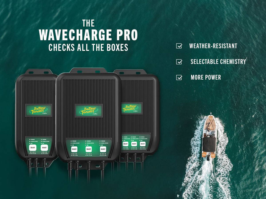 Battery Tender WaveCharge Pro 4-Bank 12V 40 Amp Battery Charger and Maintainer - Off Grid Stores