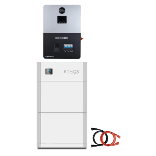 BigBattery ETHOS 48V LiFePO4 Batteries (10.2kWh - 15.3 kWh) + EG4 6000XP 6,000W Hybrid Solar Inverter - Off Grid Stores