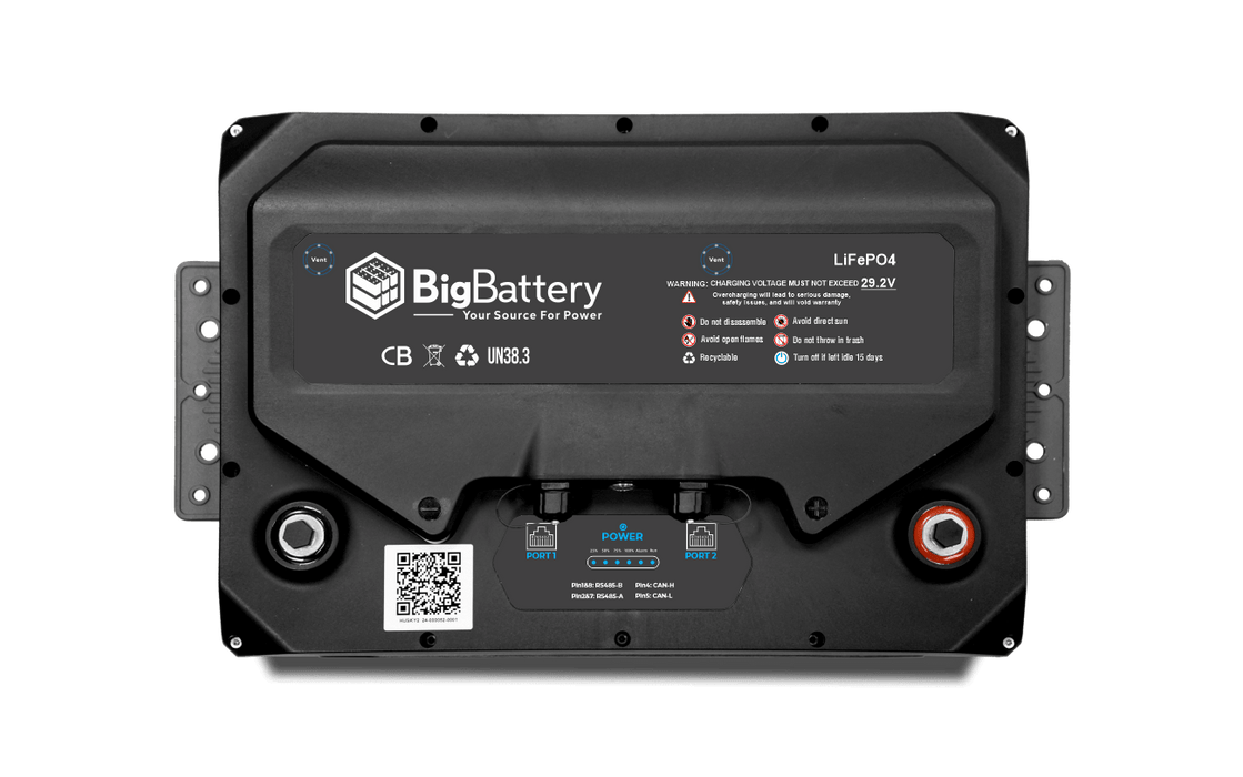 BigBattery HUSKY 2 24V 200Ah 5.12kWh LiFePO4 Battery - Off Grid Stores