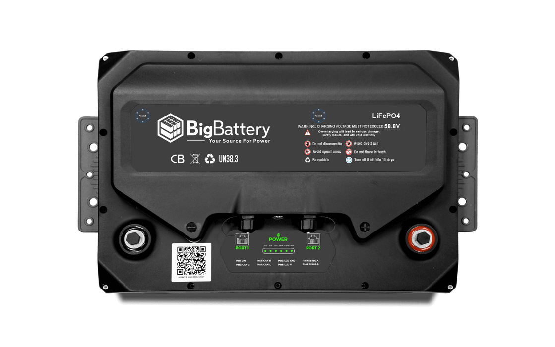 BigBattery HUSKY 2 48V 100Ah 5.12kWh LiFePO4 Battery - Off Grid Stores