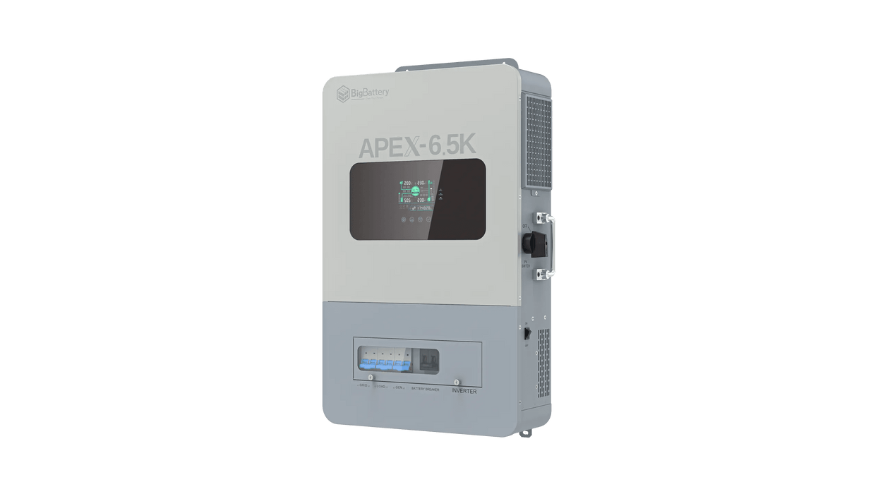 BigBattery NEXUS 51.2V 15kWH LiFePO4 Battery + APEX 6.5K Off - Grid Inverter - Off Grid Stores