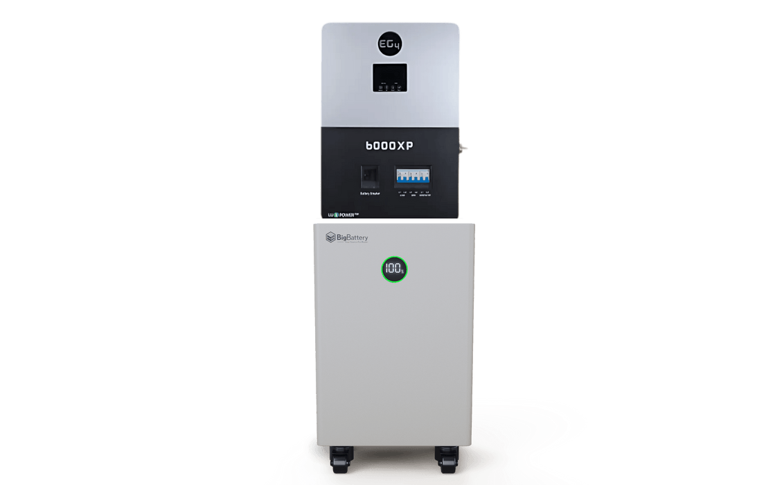 BigBattery NEXUS 51.2V 15kWh LiFePO4 Battery + EG4 6000XP 6000W 48V Split Phase Off - Grid Inverter Kit - Off Grid Stores