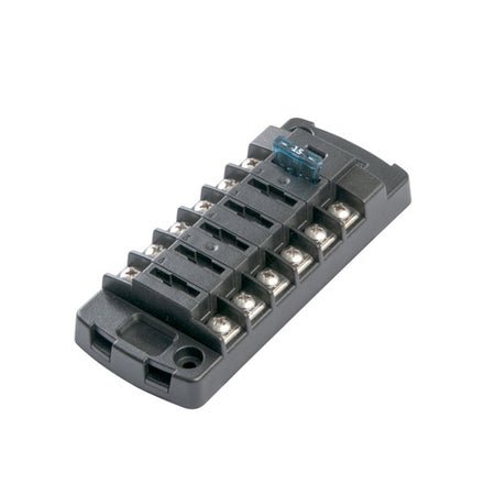Blue Sea 5037 ST Blade Fuse Block w/o Cover - 6 Circuit Independent w/o Negative Bus - Off Grid Stores