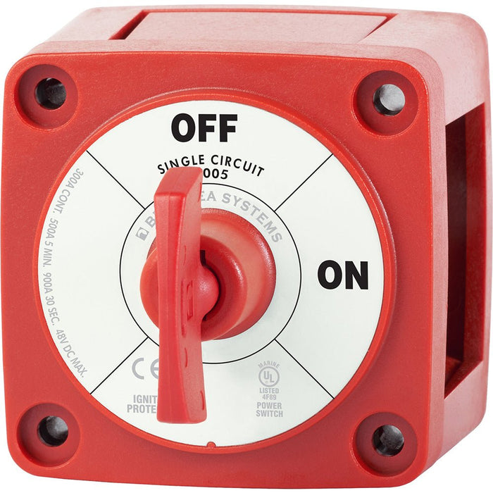 Blue Sea 6005 m - Series (Mini) Battery Switch Single Circuit ON/OFF - Off Grid Stores