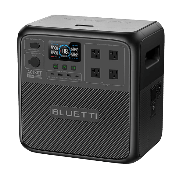 BLUETTI AC180T 1433Wh 1800W Solar Generator Portable Power Station - Off Grid Stores