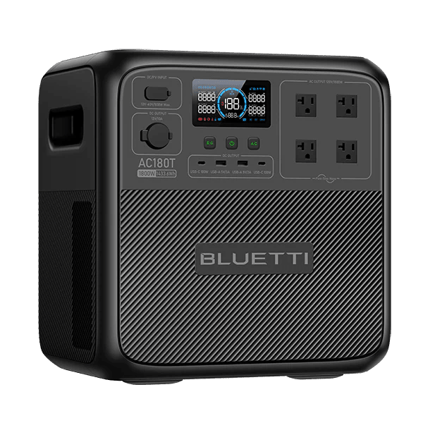 BLUETTI AC180T 1433Wh 1800W Solar Generator Portable Power Station - Off Grid Stores