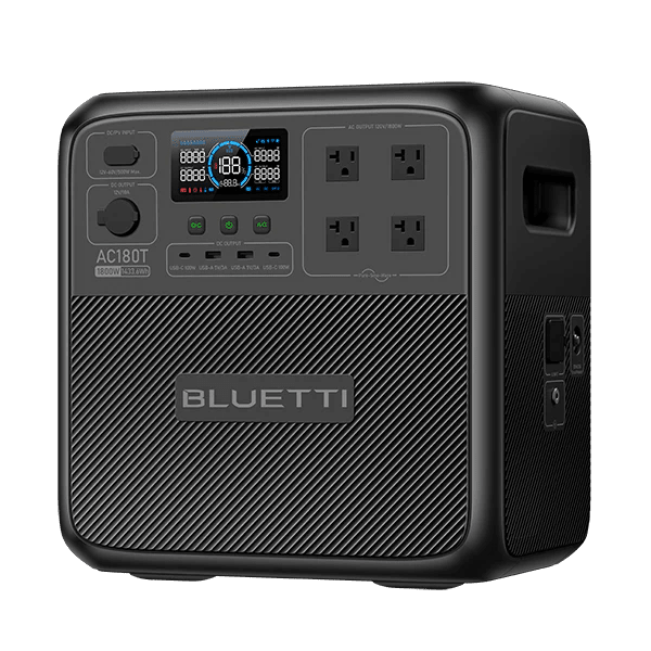 BLUETTI AC180T 1433Wh 1800W Solar Generator Portable Power Station - Off Grid Stores
