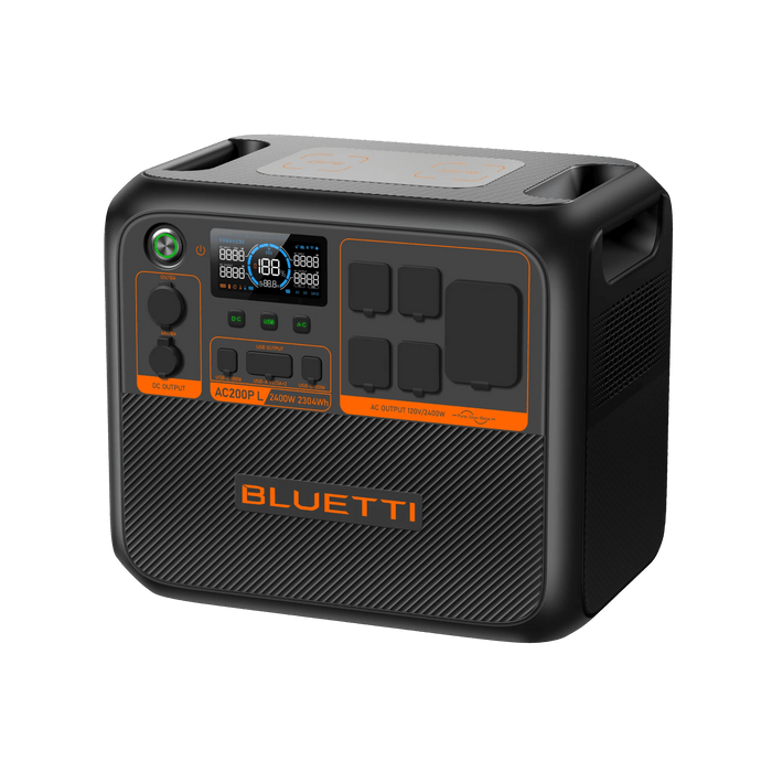 BLUETTI AC200P L 2304Wh 2400W Portable Power Station - Off Grid Stores