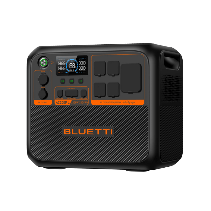 BLUETTI AC200P L 2304Wh 2400W Portable Power Station - Off Grid Stores