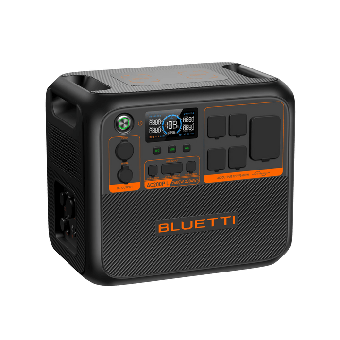 BLUETTI AC200P L 2304Wh 2400W Portable Power Station - Off Grid Stores