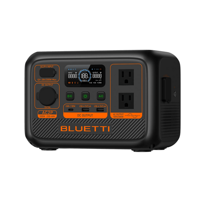 BLUETTI AC2P 300W 230.4Wh Portable Power Station - Off Grid Stores