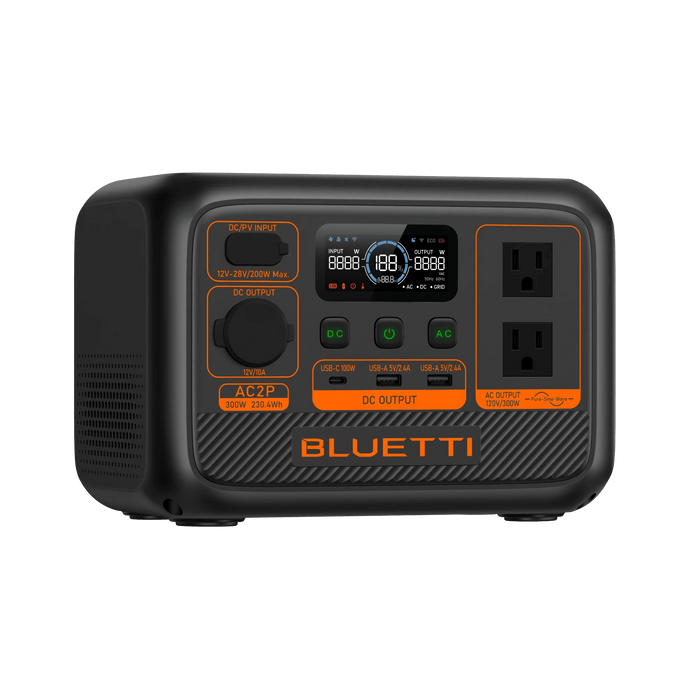 BLUETTI AC2P 300W 230.4Wh Portable Power Station - Off Grid Stores