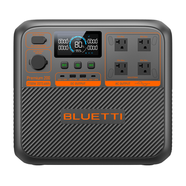 BLUETTI Premium 200 V2 AC270P 2073.6Wh 2700W Portable Power Station - Off Grid Stores