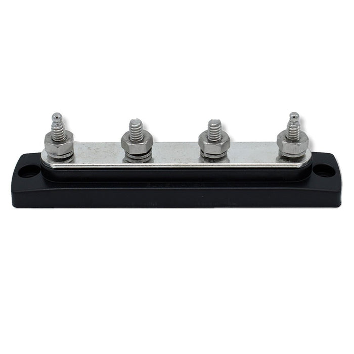Bluewater Common Stud Busbar 4 Gang - Black - Off Grid Stores