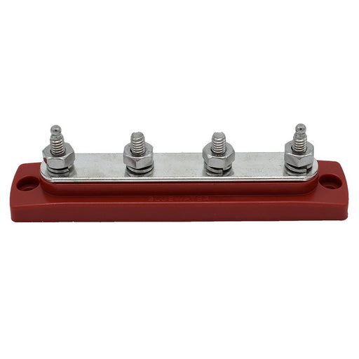 Bluewater Common Stud Busbar 4 Gang - Red - Off Grid Stores