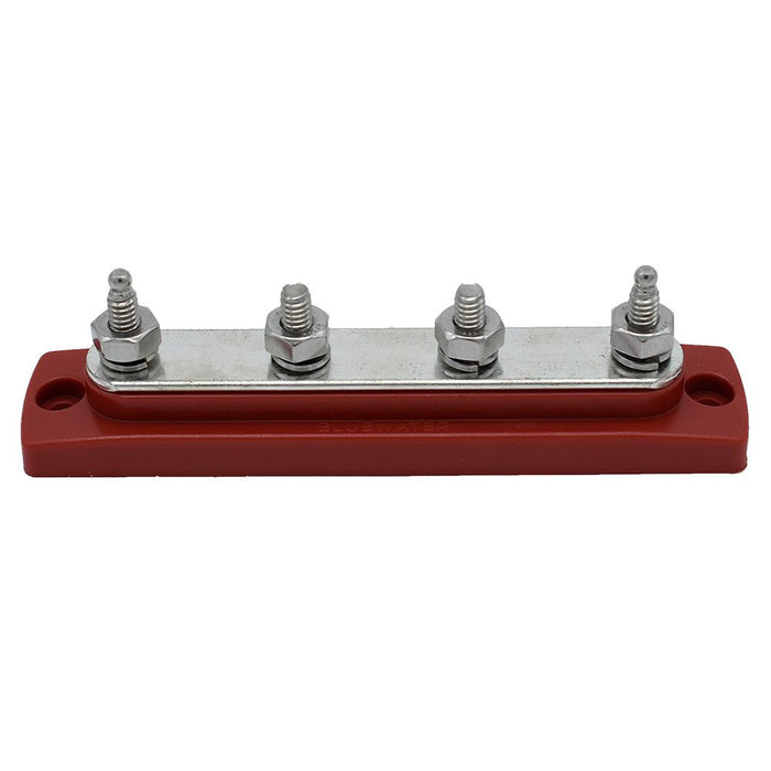 Bluewater Common Stud Busbar 4 Gang - Red - Off Grid Stores