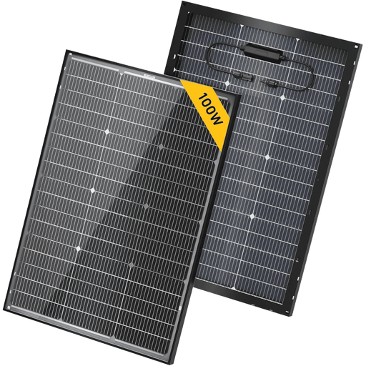 BougeRV 100 Watt 12V 16BB N - Type Bifacial Solar Panel - Off Grid Stores