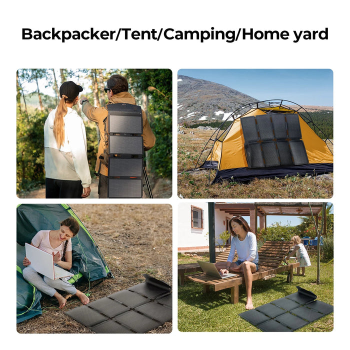 BougeRV 100W N - Type Fiberglass Foldable Portable Solar Panel - Off Grid Stores