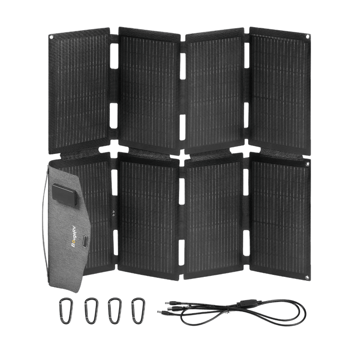 BougeRV 100W N - Type Fiberglass Foldable Portable Solar Panel - Off Grid Stores