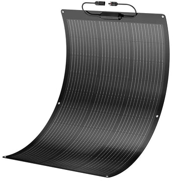 BougeRV Arch 100 Watt Fiberglass Flexible Curved Solar Panel - Off