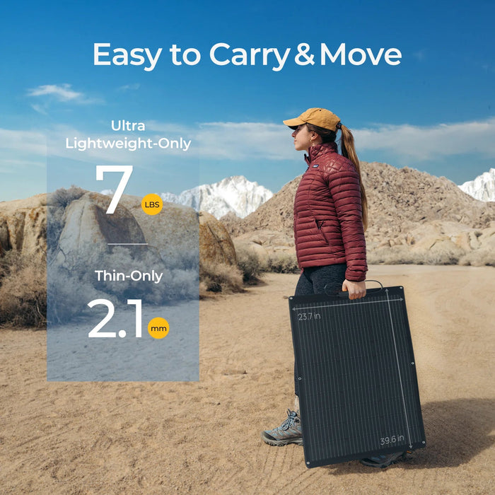 BougeRV Arch 200 Watt Fiberglass Flexible Curved Solar Panel - Off Grid Stores