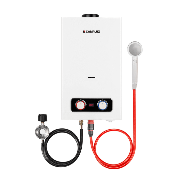 Camplux 2.64 GPM Tankless Gas Water Heater, Propane Shower Portable - Off Grid Stores