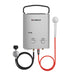 Camplux 5L 1.32 GPM Outdoor Portable Propane Tankless Water Heater - Silver - Off Grid Stores