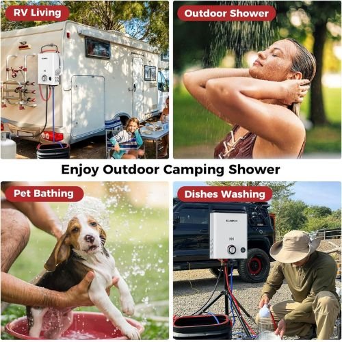 Camplux First F5 LPG Camping Water Heater - Off Grid Stores