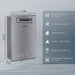 Camplux Whole Home Outdoor Tankless Hot Water Heater 5.28 GPM | Gray - Off Grid Stores