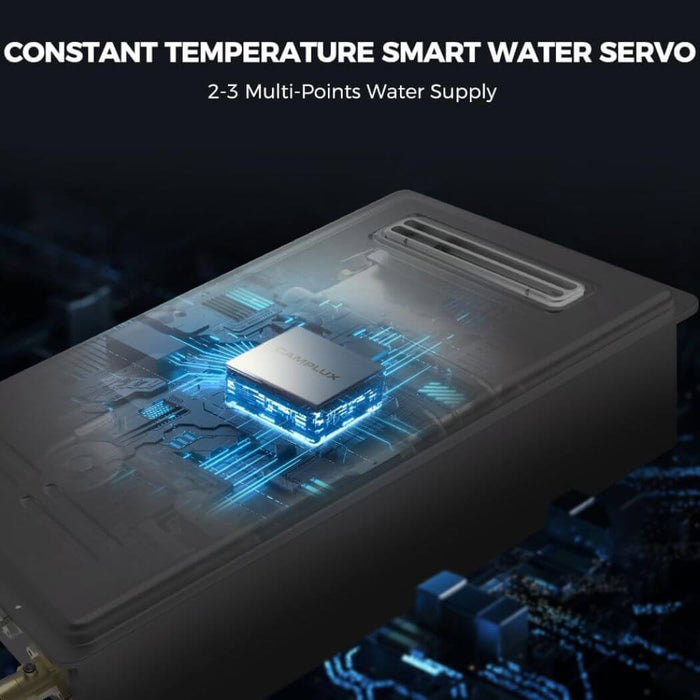 Camplux Whole Home Outdoor Tankless Hot Water Heater 5.28 GPM | Gray - Off Grid Stores