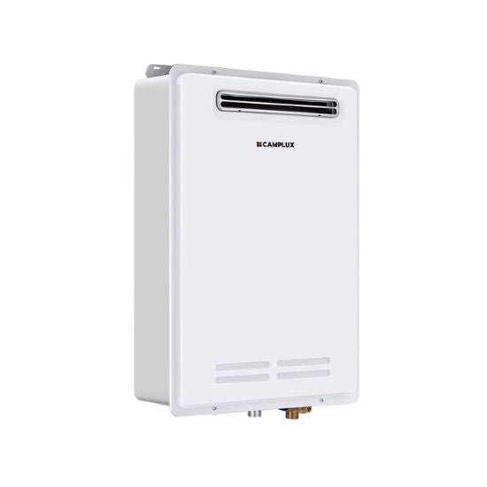 Camplux Whole Home Outdoor Tankless Hot Water Heater 6.86 GPM for 3 - 4 Persons Whole House | White - Off Grid Stores