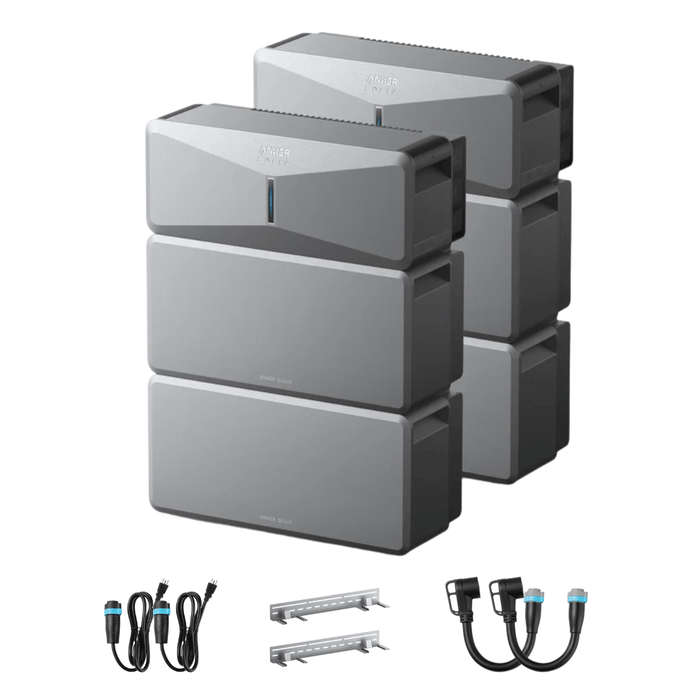 [Double Kit] Anker SOLIX E10 Whole Home Backup System | 12 kWh - 60 kWh LiFePO4 Batteries - Off Grid Stores