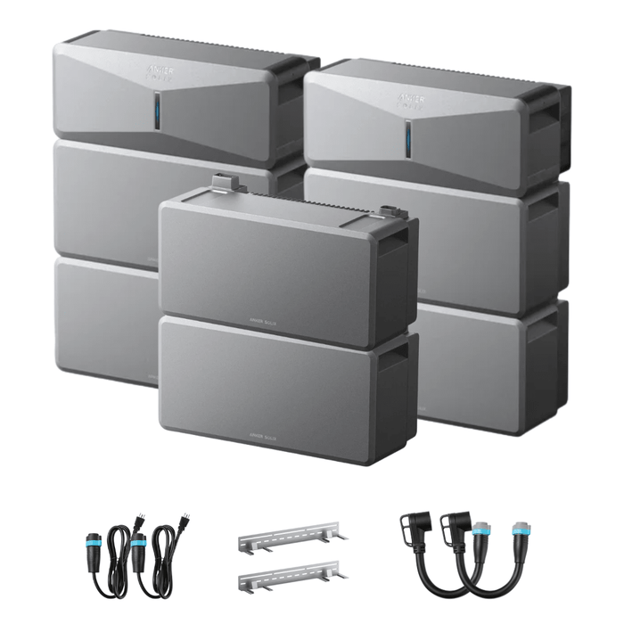 [Double Kit] Anker SOLIX E10 Whole Home Backup System | 12 kWh - 60 kWh LiFePO4 Batteries - Off Grid Stores