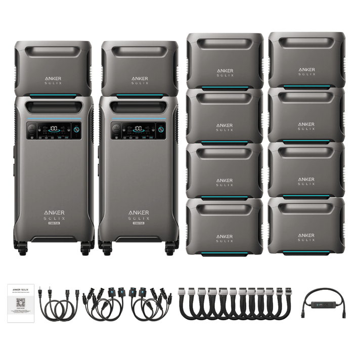 [Double Kit] Anker SOLIX F3800 Plus + Expansion Batteries - Off Grid Stores