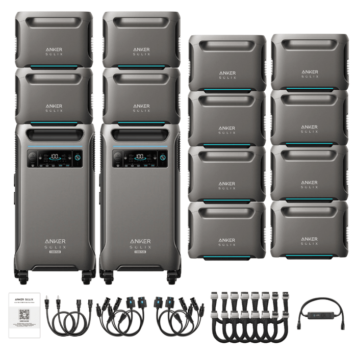 [Double Kit] Anker SOLIX F3800 Plus + Expansion Batteries - Off Grid Stores