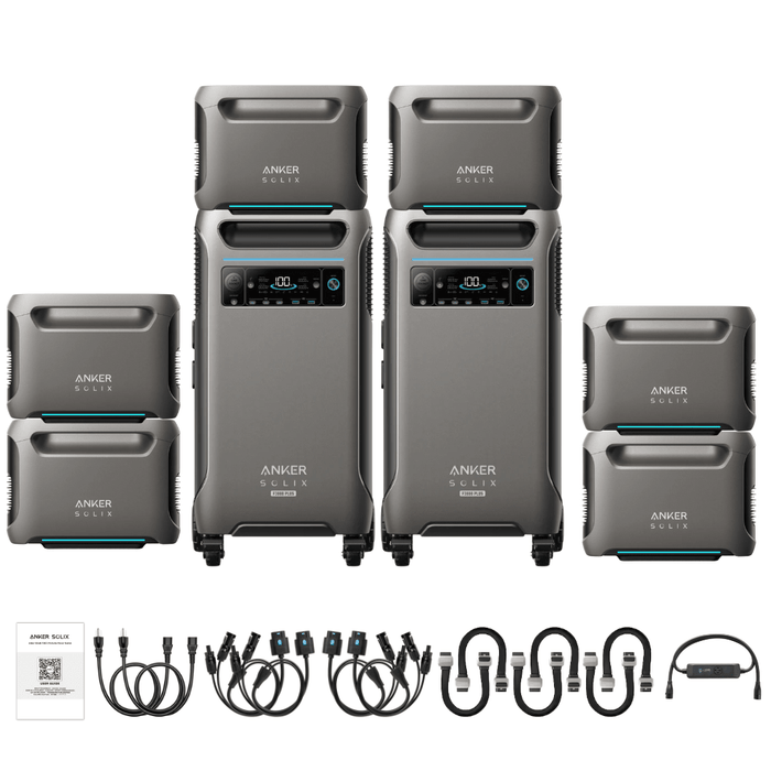 [Double Kit] Anker SOLIX F3800 Plus + Expansion Batteries - Off Grid Stores